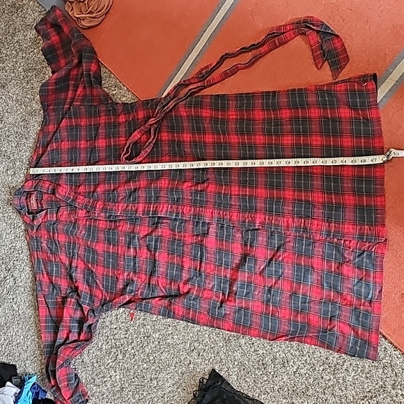STUNNING VINTAGE NORDSTROM PLAID FLANNEL ROBE - Picture 7 of 10